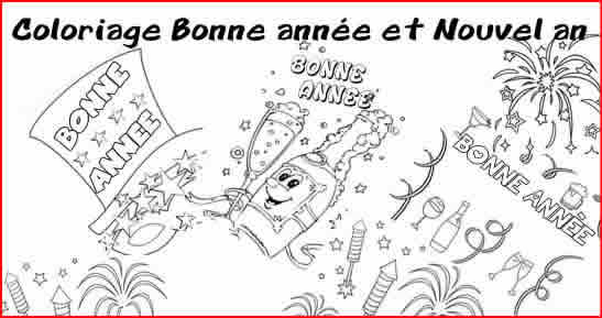 Collection de coloriage Bonne année 2025