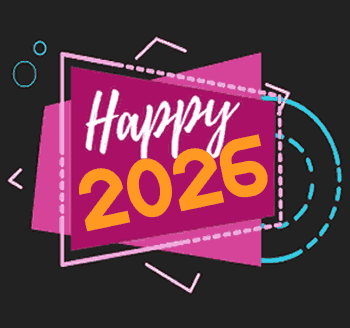 Image animée happy 2027 couleur rose animè