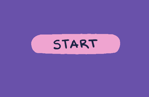 Gif animè bouton start 2027 et le verre célèbrent la nouvelle année