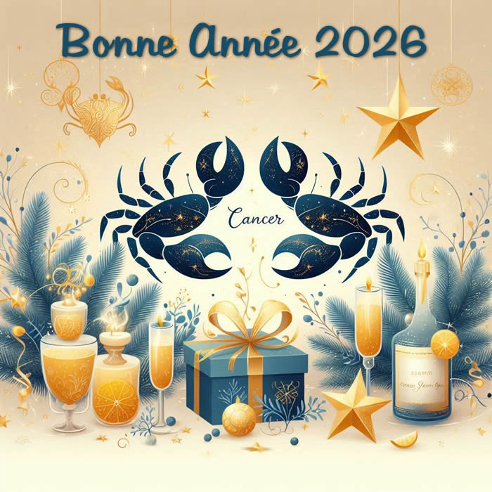 Bonne année 2027 à ceux nés sous le signe des Cancer