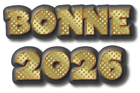 gif animé glitters avec texte Joyeux Noël et bonne annee 2027 or et noir