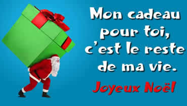 Image Père Noël romantique —  Mon cadeau pour toi