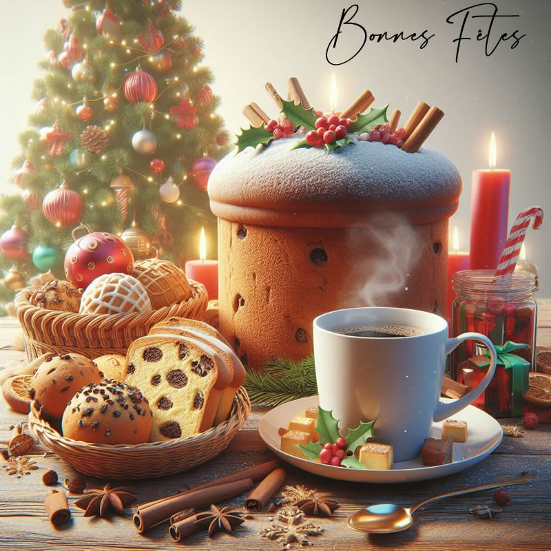 Petit-déjeuner de fête de fin d'année