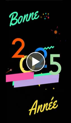 vidéo tiktok colorée et joyeuse de bonne année