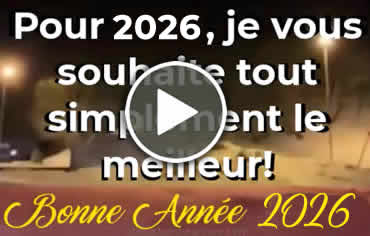 video voeux nouvel an 2026