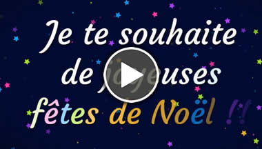 video joyeuses fêtes de Noël