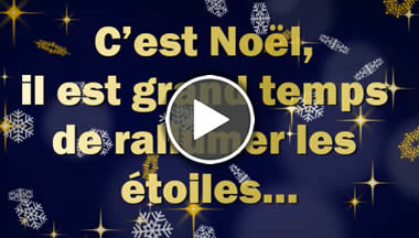 video meilleurs vœux pour Noël