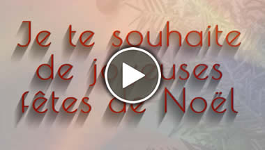 video Joyeux Noël à envoyer via WhatsApp