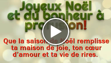 Video Joyeux Noël et du bonheur à profusion